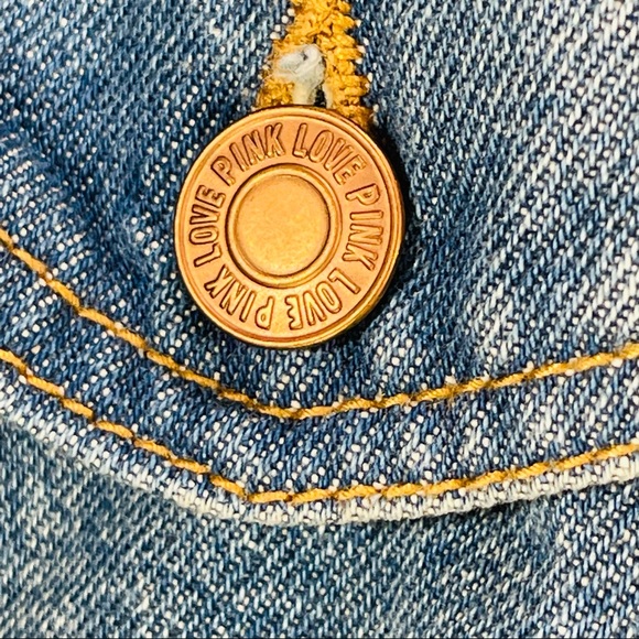 💗 VS PINK 💗 Denim Jean Jacket X Large - Picture 8 of 9